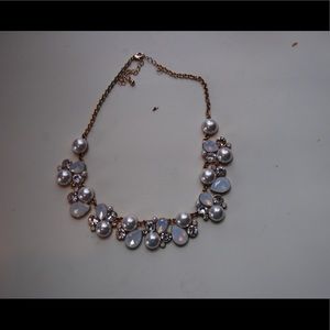 Charming Charles Pearl And Crystal Bubble Necklace